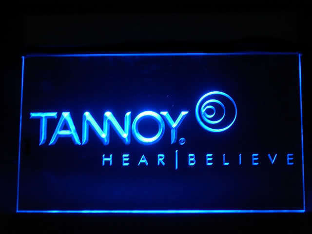 Tannoy Speakers hi-fi LED Sign